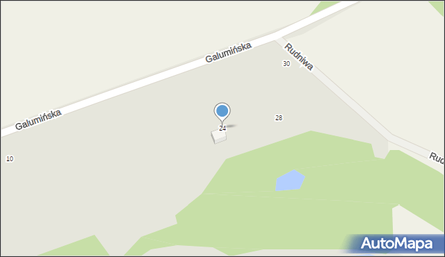 Lubowidz, Galumińska, 24, mapa Lubowidz