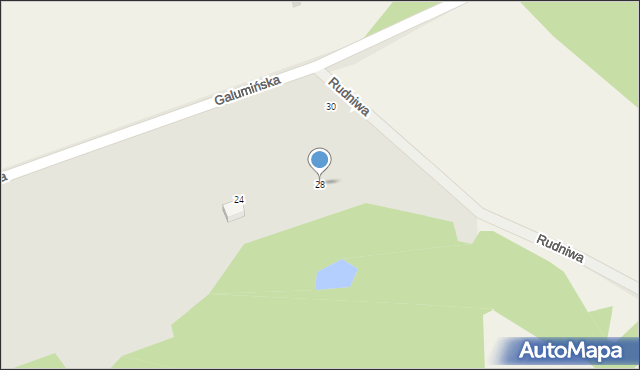 Lubowidz, Galumińska, 28, mapa Lubowidz