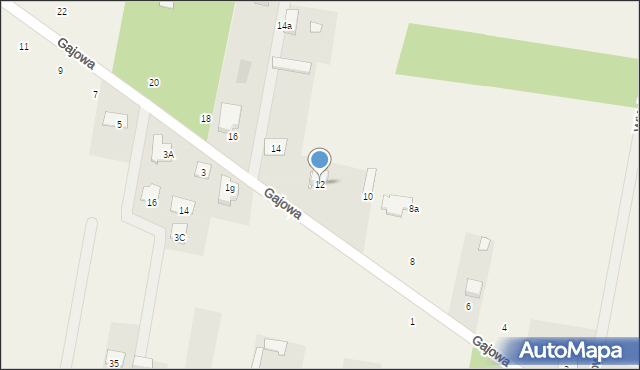 Maków, Gajowa, 12, mapa Maków