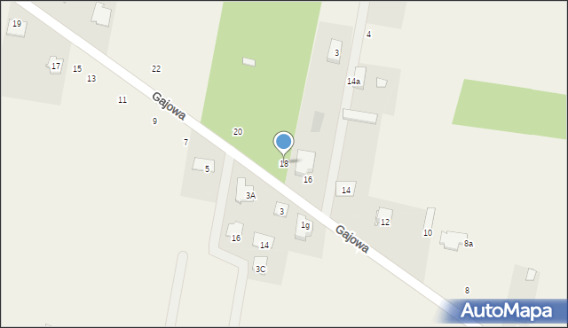 Maków, Gajowa, 18, mapa Maków