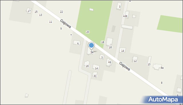 Maków, Gajowa, 3A, mapa Maków