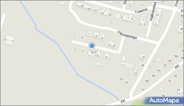 Maków Mazowiecki, Gałczyńskiego Konstantego Ildefonsa, 6, mapa Maków Mazowiecki