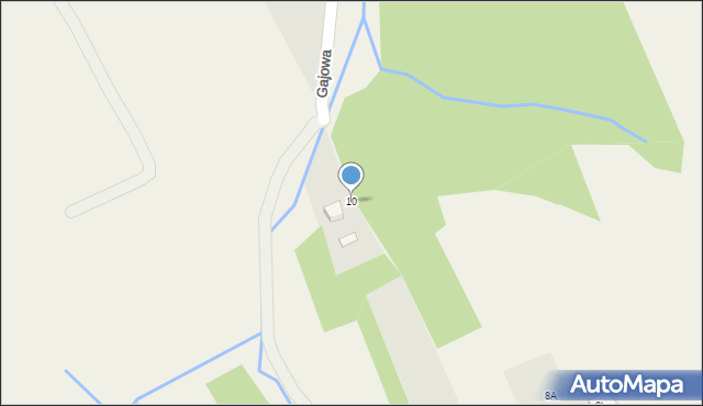 Marklowice, Gajowa, 10, mapa Marklowice
