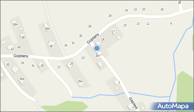 Marklowice, Gajowa, 2A, mapa Marklowice