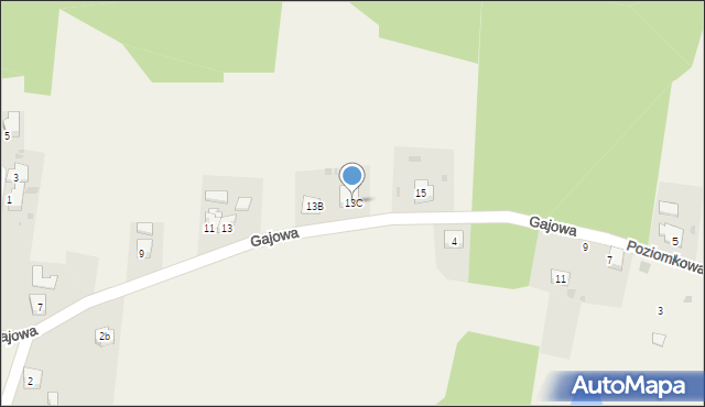 Marklowice Górne, Gajowa, 13C, mapa Marklowice Górne