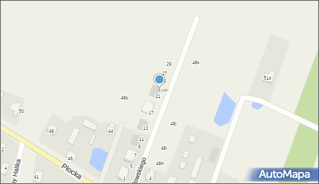 Maszewo, Gawłowskiego Wiesława, 23, mapa Maszewo