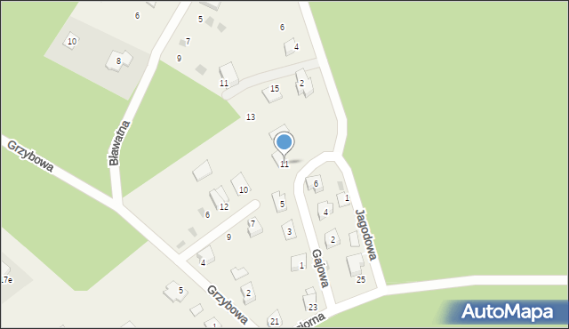 Międzylesie, Gajowa, 11, mapa Międzylesie