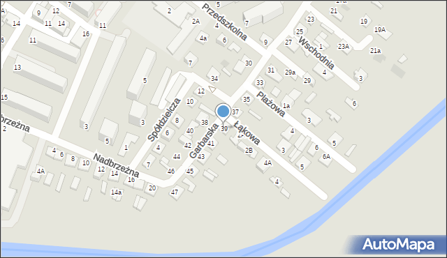 Międzyrzec Podlaski, Garbarska, 39, mapa Międzyrzec Podlaski