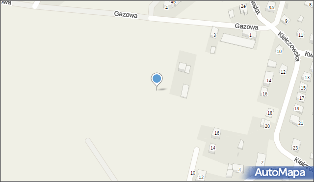 Mirków, Gazowa, 11f, mapa Mirków