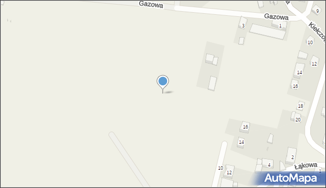 Mirków, Gazowa, 13d, mapa Mirków