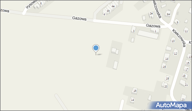 Mirków, Gazowa, 9d, mapa Mirków