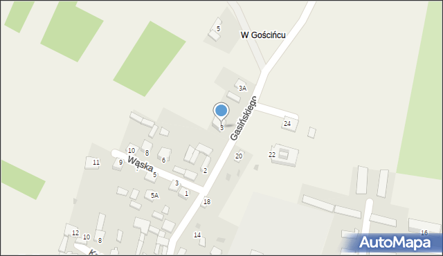 Modliszewice, Gasińskiego Franciszka, 3, mapa Modliszewice