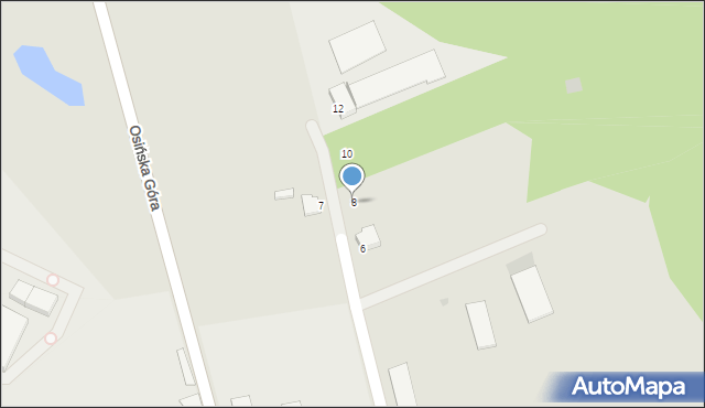 Myszków, Gałczyńskiego Konstantego Ildefonsa, 8, mapa Myszków