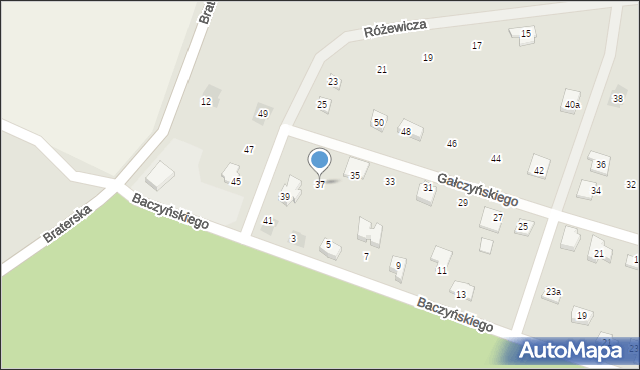 Namysłów, Gałczyńskiego Konstantego Ildefonsa, 37, mapa Namysłów