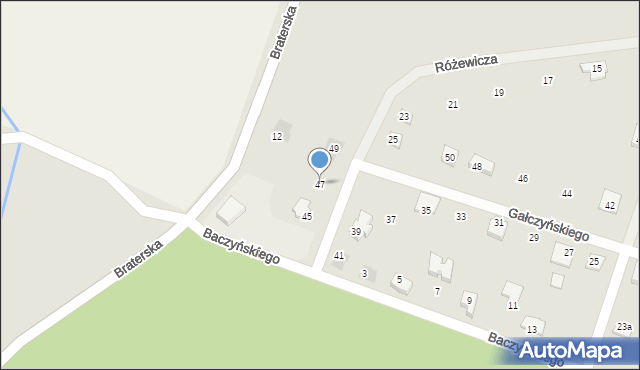 Namysłów, Gałczyńskiego Konstantego Ildefonsa, 47, mapa Namysłów