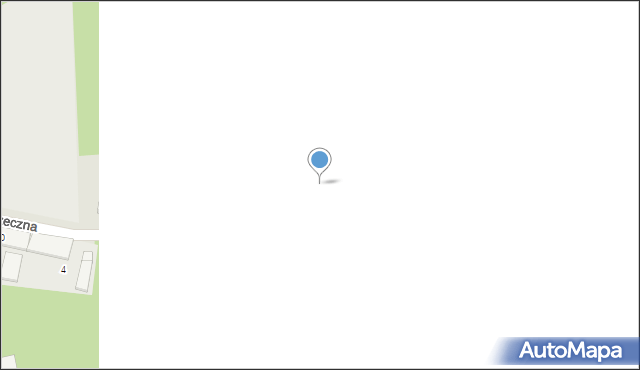 Ostróda, Garnizonowa, 7a, mapa Ostróda