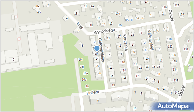 Otwock, Gałczyńskiego Konstantego Ildefonsa, 12, mapa Otwock