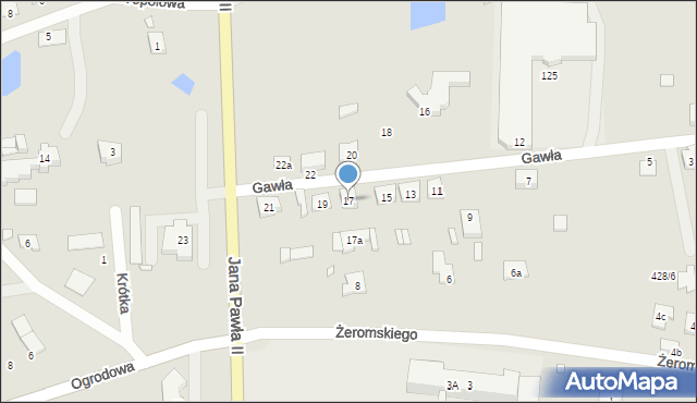 Otyń, Gawła, 17, mapa Otyń