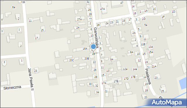 Parysów, Garwolińska, 18, mapa Parysów