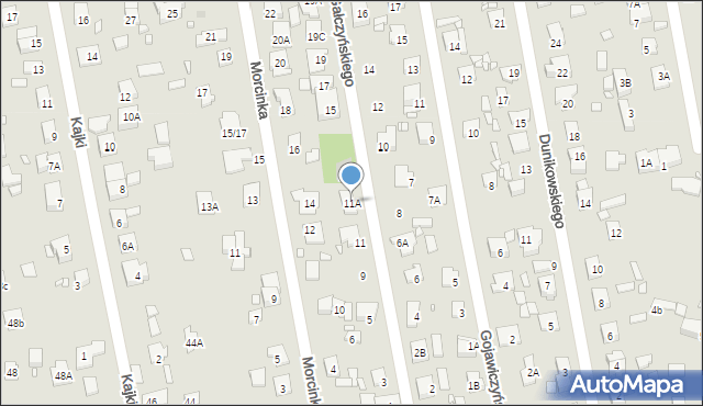 Piaseczno, Gałczyńskiego Konstantego Ildefonsa, 11A, mapa Piaseczno