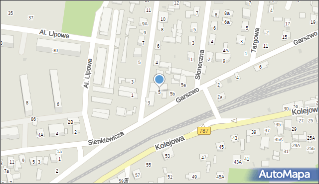 Pionki, Garszwo Marii, dr., 5, mapa Pionki