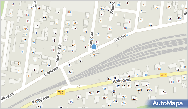 Pionki, Garszwo Marii, dr., 6, mapa Pionki