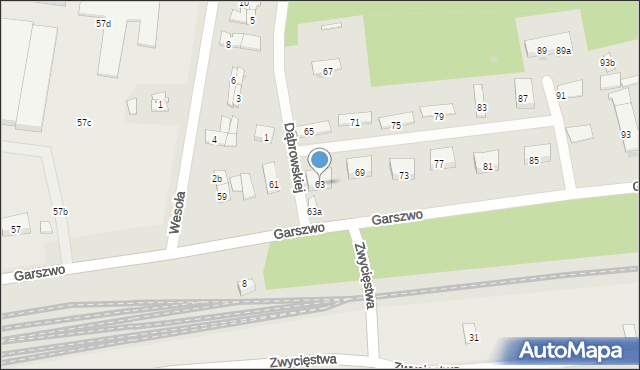 Pionki, Garszwo Marii, dr., 63, mapa Pionki