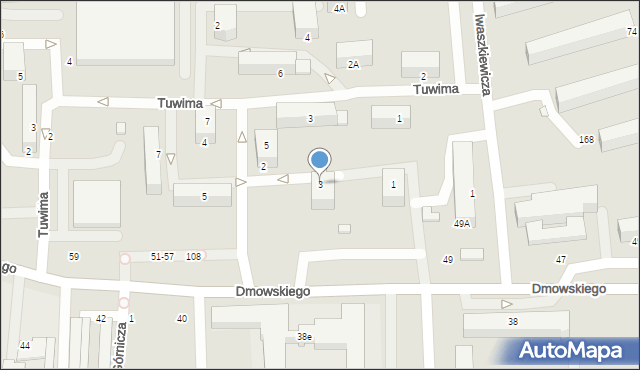 Piotrków Trybunalski, Gałczyńskiego Konstantego Ildefonsa, 3, mapa Piotrków Trybunalski