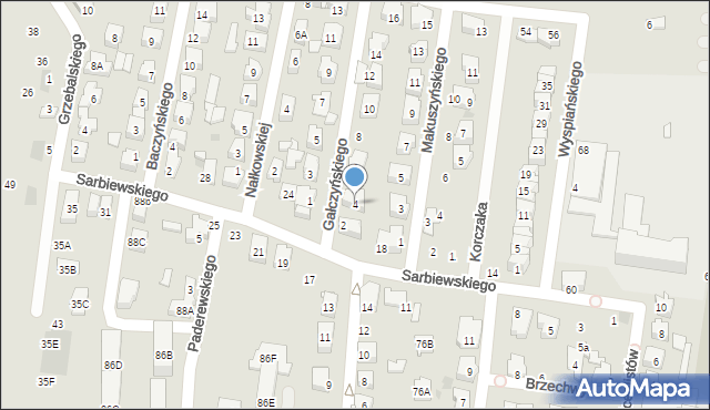 Płońsk, Gałczyńskiego Konstantego Ildefonsa, 4, mapa Płońsk