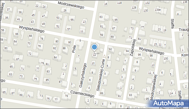 Pruszcz Gdański, Gałczyńskiego Konstantego Ildefonsa, 12, mapa Pruszcz Gdański