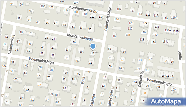 Pruszcz Gdański, Gałczyńskiego Konstantego Ildefonsa, 13, mapa Pruszcz Gdański