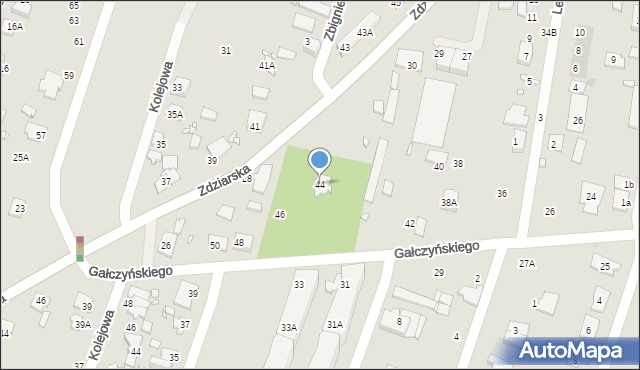 Pruszków, Gałczyńskiego Konstantego Ildefonsa, 44, mapa Pruszków