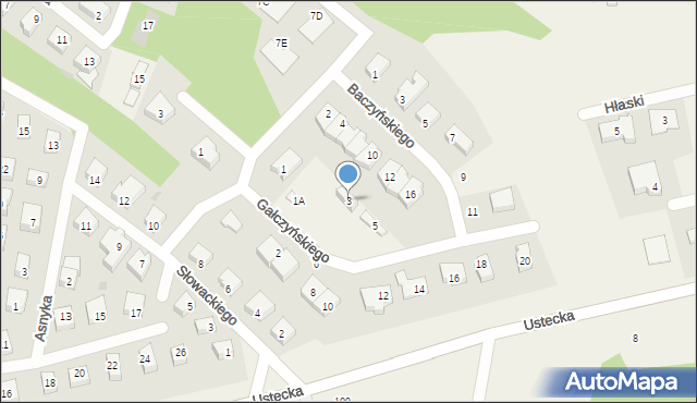 Przewłoka, Gałczyńskiego Konstantego Ildefonsa, 3, mapa Przewłoka