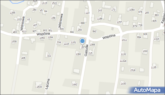 Radziechowy, Galiców, 10, mapa Radziechowy