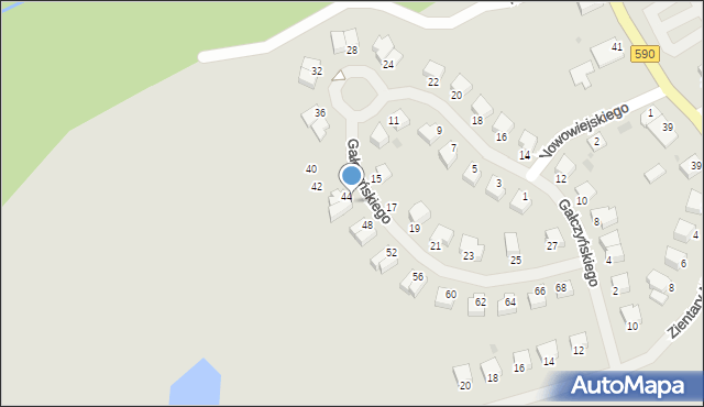 Reszel, Gałczyńskiego Konstantego Ildefonsa, 46, mapa Reszel