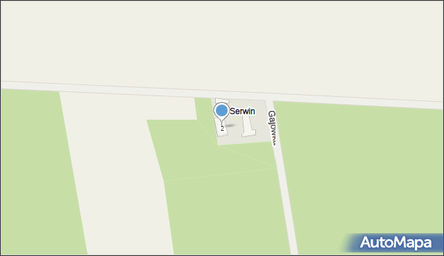 Rokitno, Gajówka, 2, mapa Rokitno