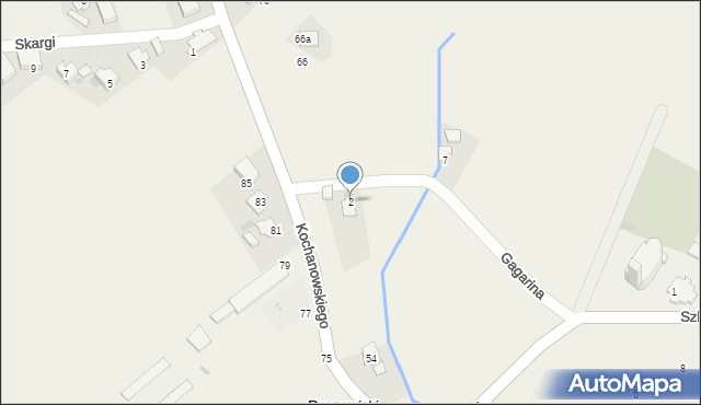 Roszowicki Las, Gagarina, 2, mapa Roszowicki Las