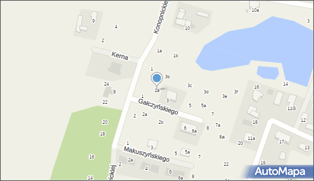 Rudunki, Gałczyńskiego Konstantego Ildefonsa, 1a, mapa Rudunki