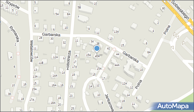 Rumia, Garbarska, 40A, mapa Rumia