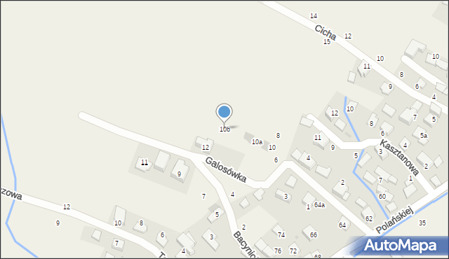 Rybna, Galosówka, 10b, mapa Rybna