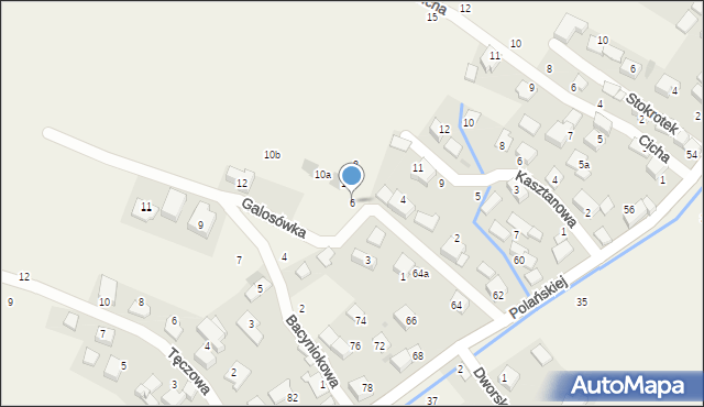 Rybna, Galosówka, 6, mapa Rybna