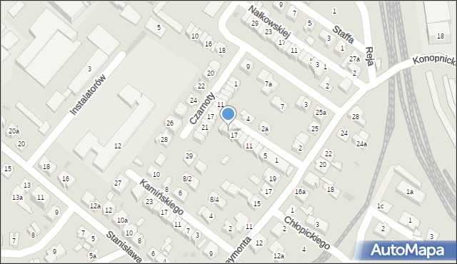 Rzeszów, Gałczyńskiego Konstantego Ildefonsa, 19, mapa Rzeszów