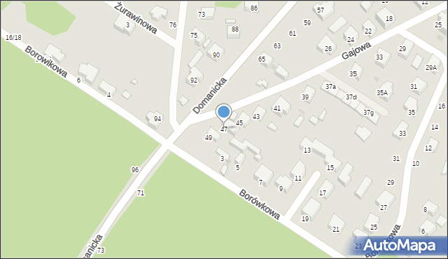 Siedlce, Gajowa, 47, mapa Siedlce