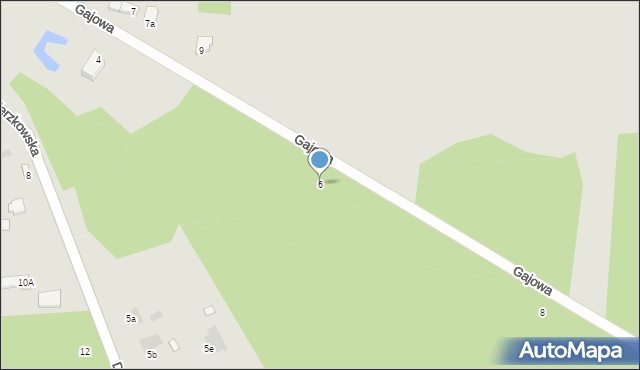 Skaryszew, Gajowa, 6, mapa Skaryszew