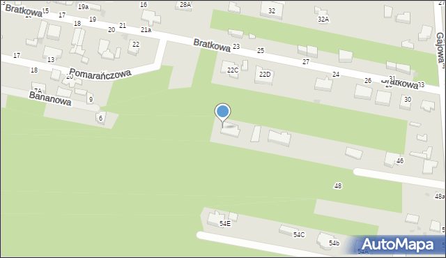 Skierniewice, Gajowa, 46d, mapa Skierniewic