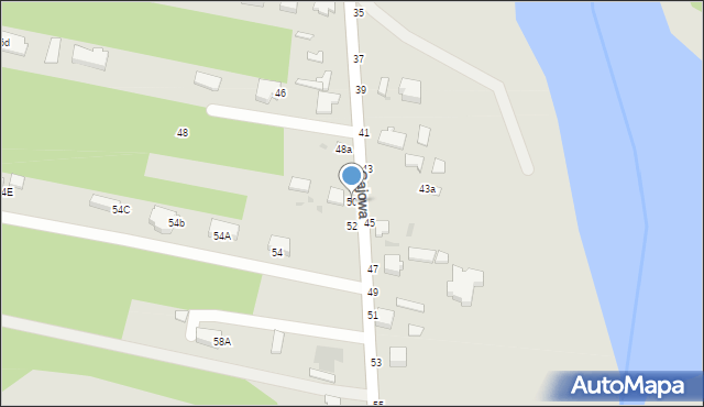 Skierniewice, Gajowa, 50, mapa Skierniewic