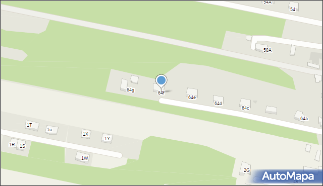 Skierniewice, Gajowa, 64f, mapa Skierniewic