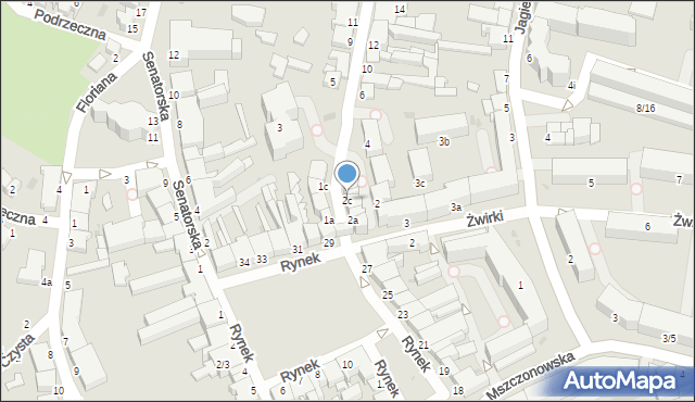 Skierniewice, Gałeckiego, 2c, mapa Skierniewic