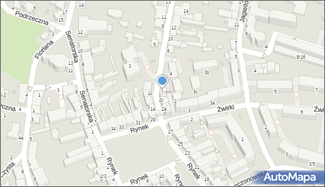 Skierniewice, Gałeckiego, 2d, mapa Skierniewic
