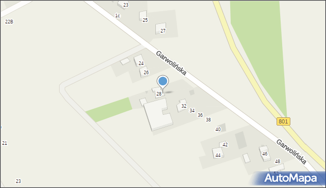 Sobienie-Jeziory, Garwolińska, 30, mapa Sobienie-Jeziory